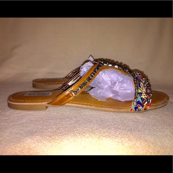 Not Rated Flat Rhinestone Sandals - Picture 5 of 8